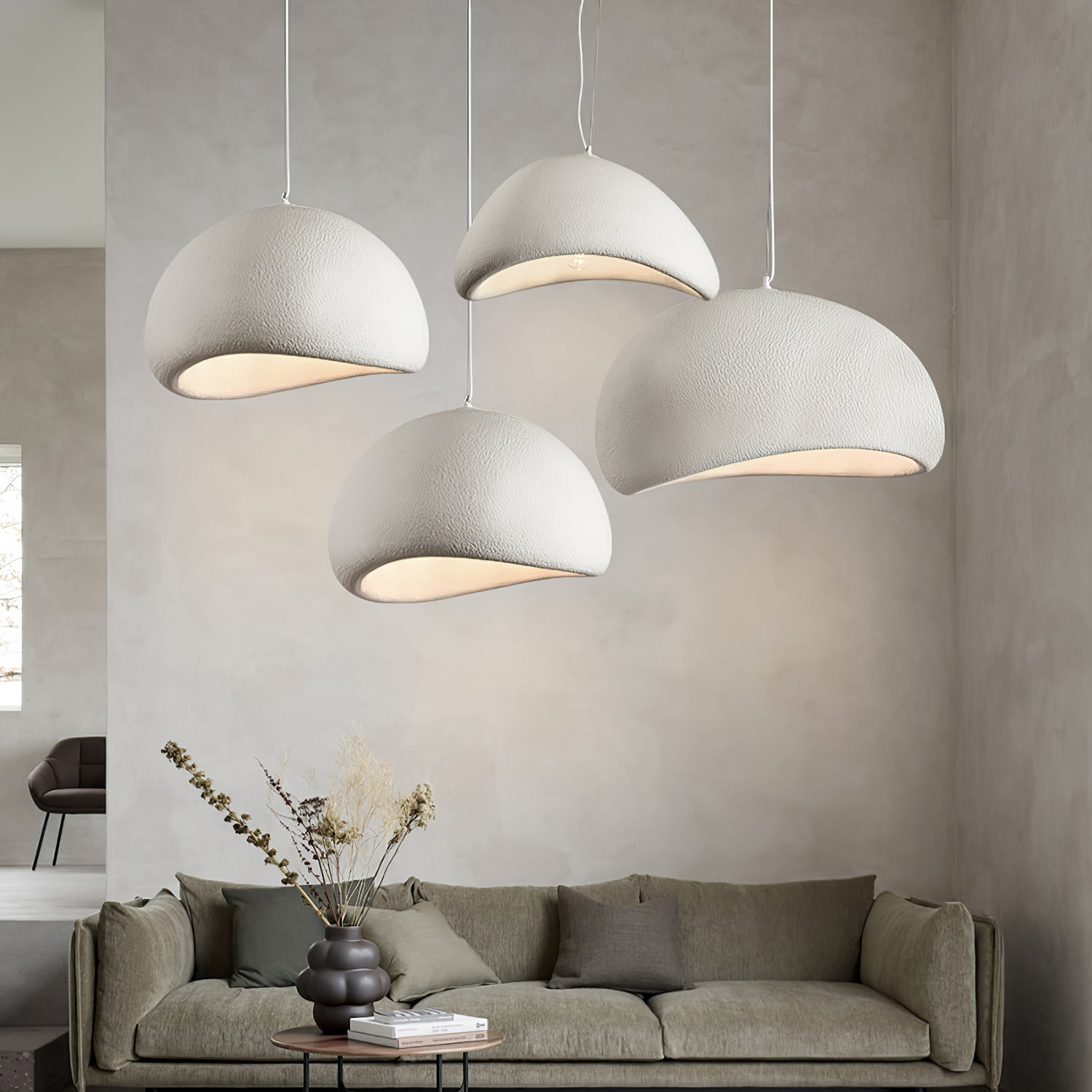 Dome Pendant Light - Modern Style - Textured HIPS Material - Single Light - Image 2