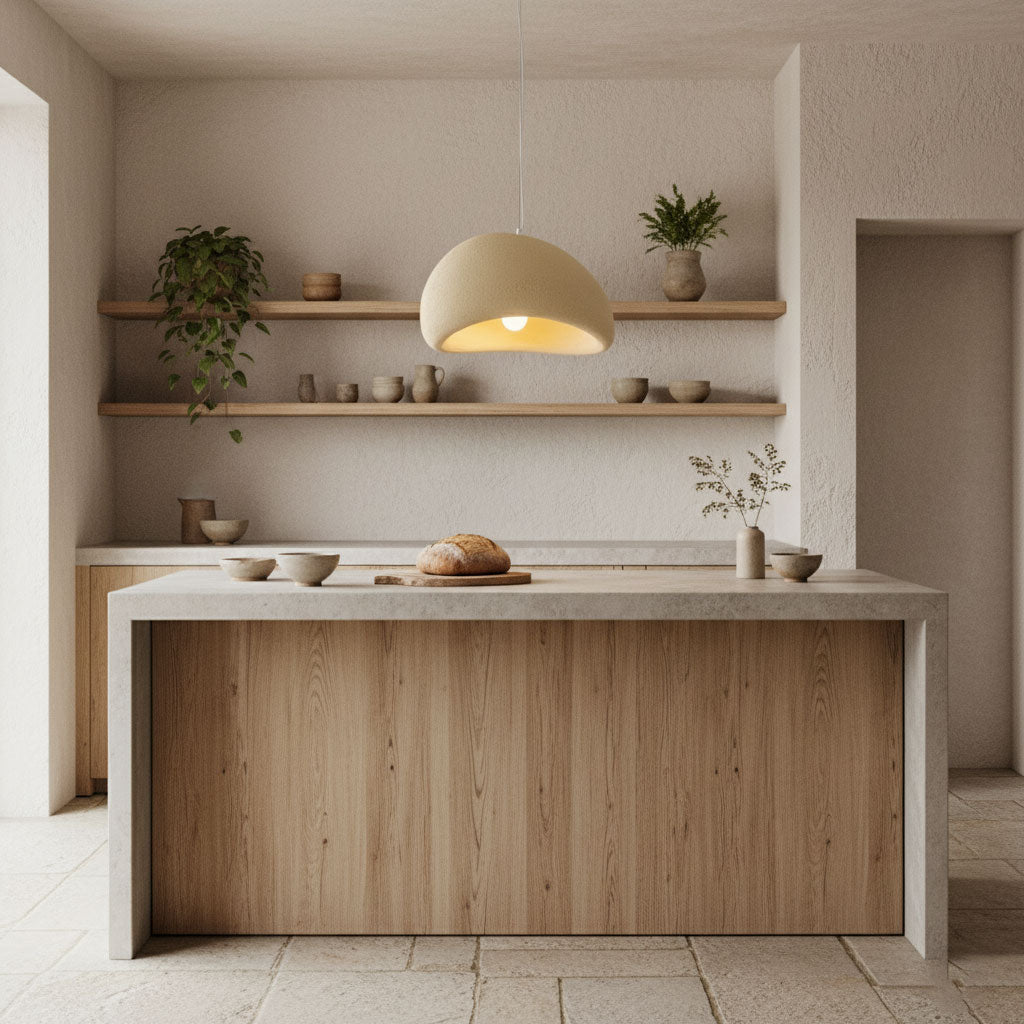 Dome Pendant Light - Modern Style - Textured HIPS Material - Single Light - Image 5