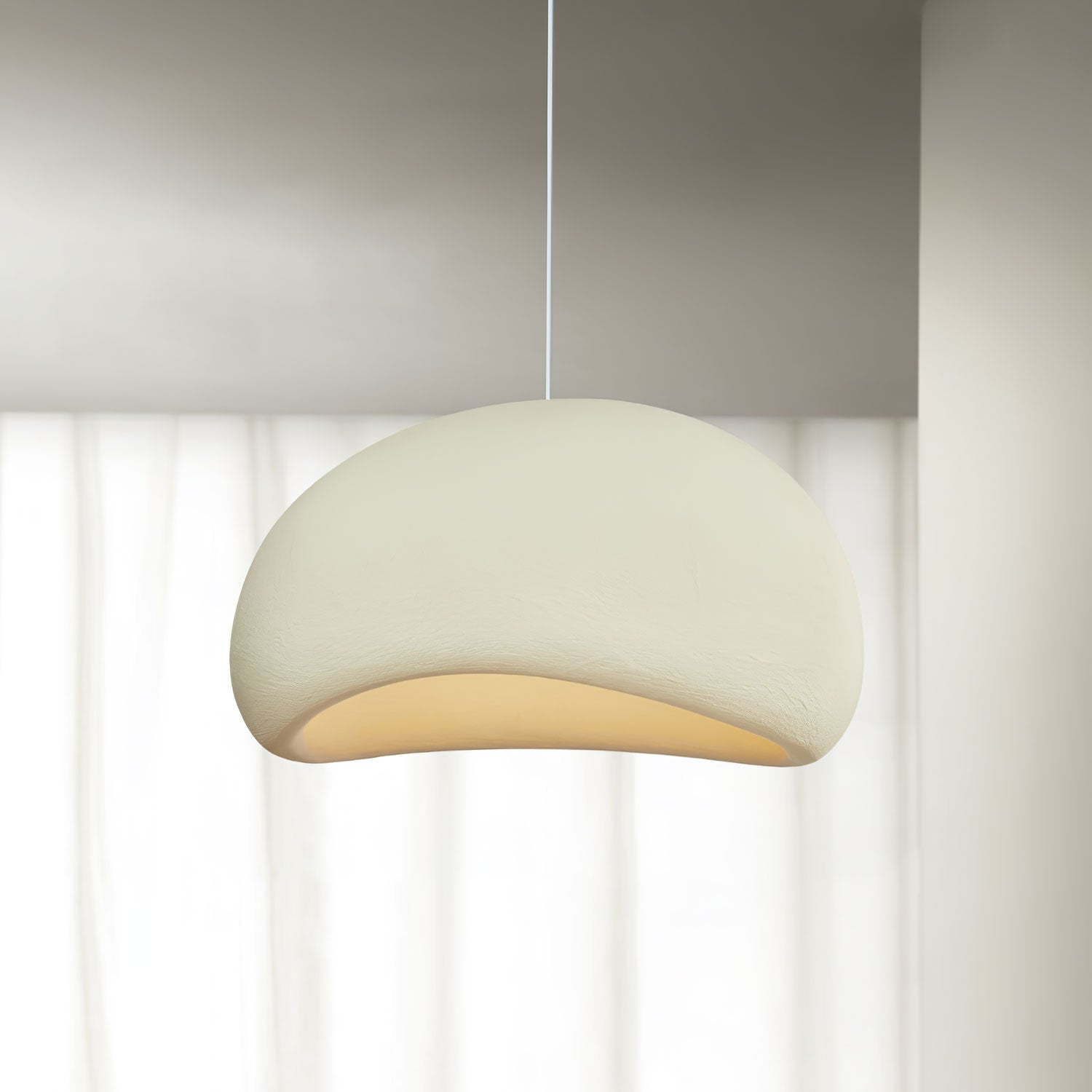Dome Pendant Light - Modern Style - Textured HIPS Material - Single Light - Image 6