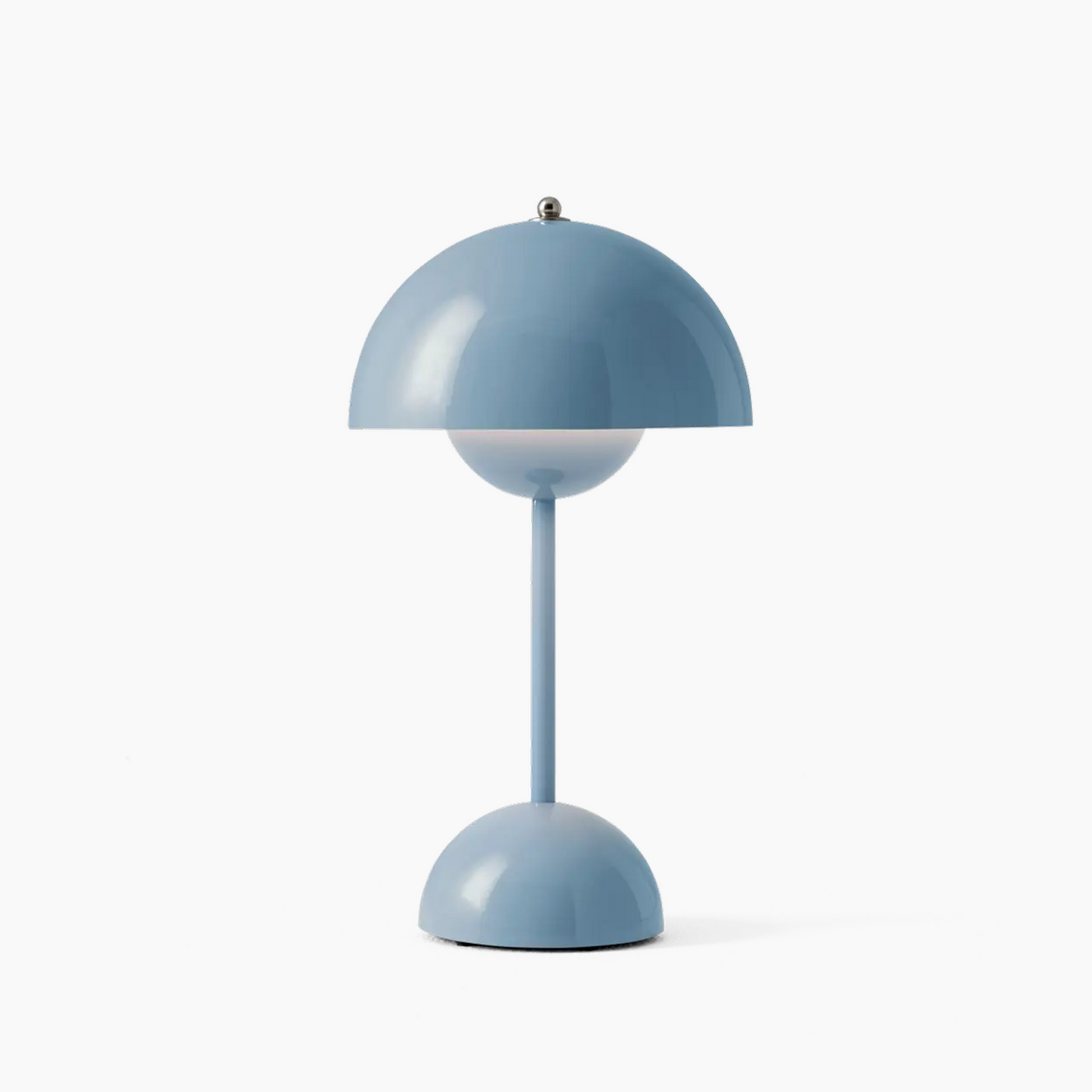 Dome Table Lamp - Iron & Acrylic - Modern Wireless LED Accent Light - Image 11