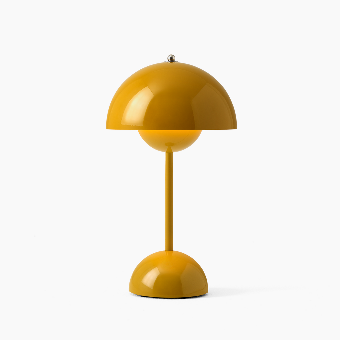 Dome Table Lamp - Iron & Acrylic - Modern Wireless LED Accent Light - Image 8