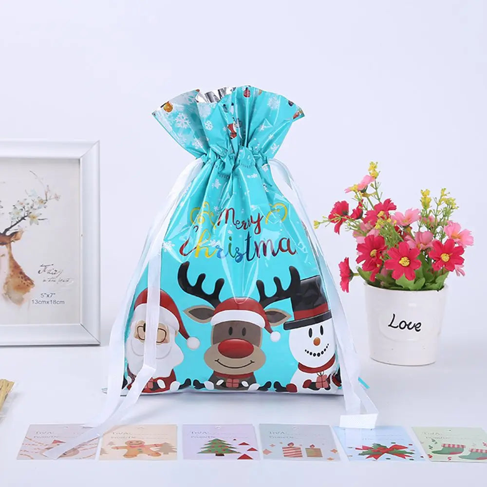 Drawstring Gift Wrapping Bags (5-Pack)