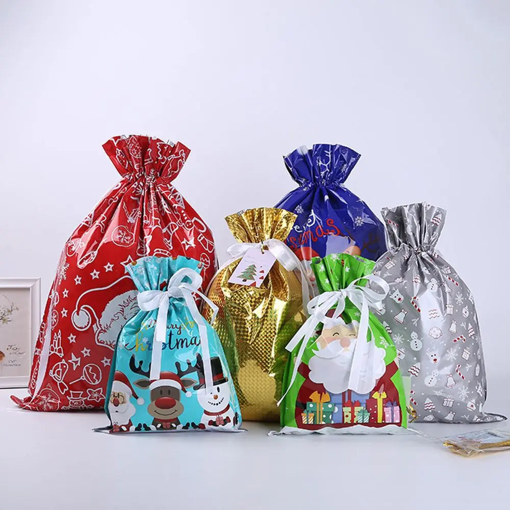 Drawstring Gift Wrapping Bags (5-Pack)