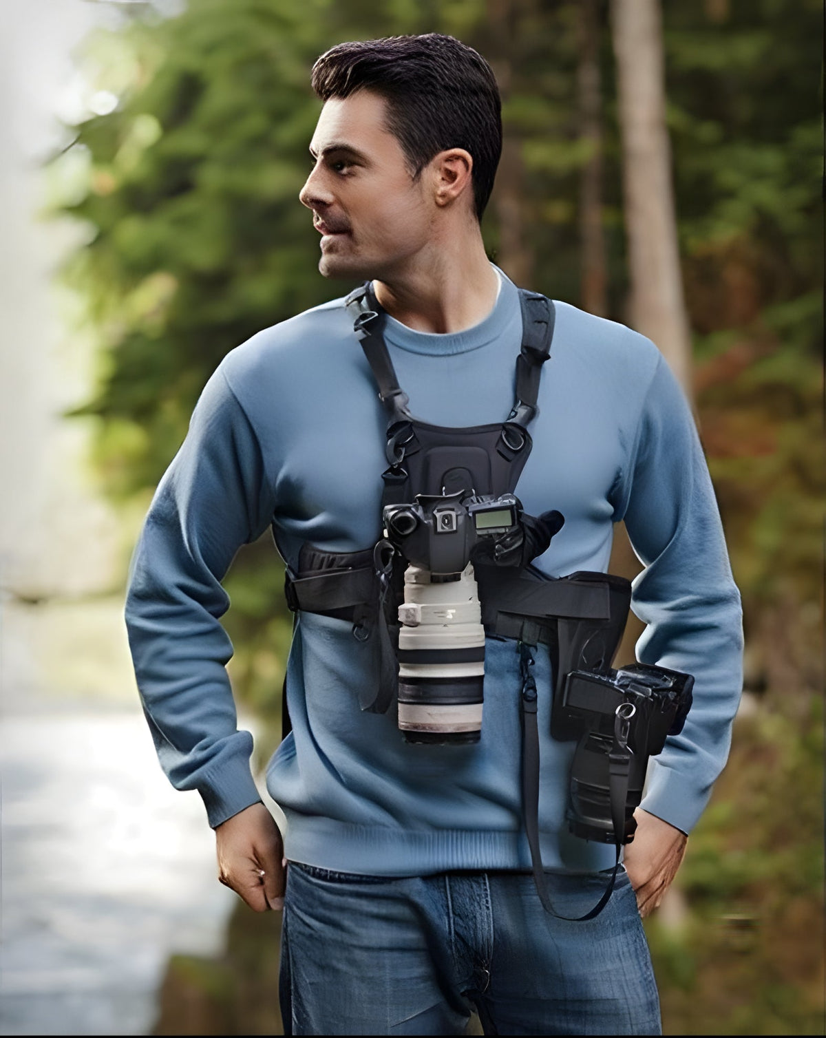 Dual Camera Harness - Quick Access, Lightweight & Breathable