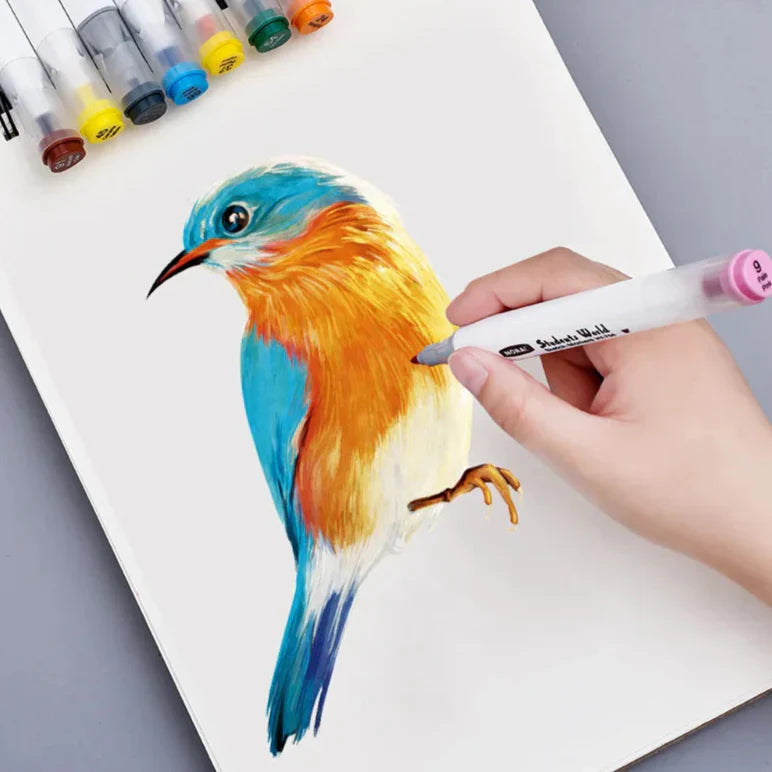 Dual-Tip Washable Art Markers for Kids & Adults