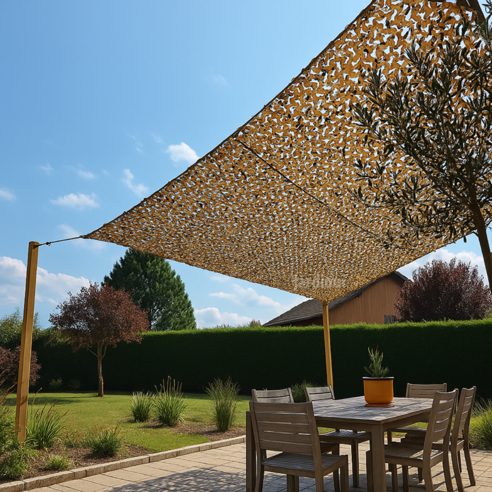 Durable and Flexible Outdoor Camouflage Netting