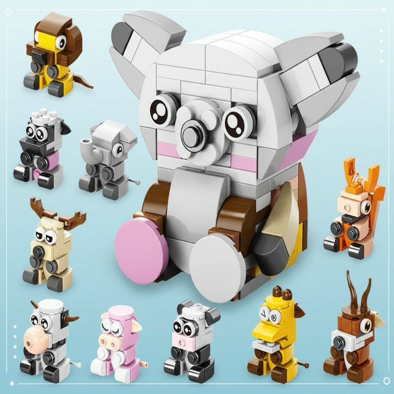 Educational Building Blocks Construction Set for Focus & Creativity
