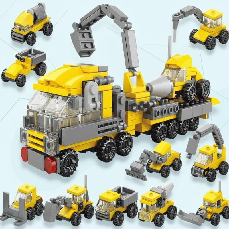 Educational Building Blocks Construction Set for Focus & Creativity