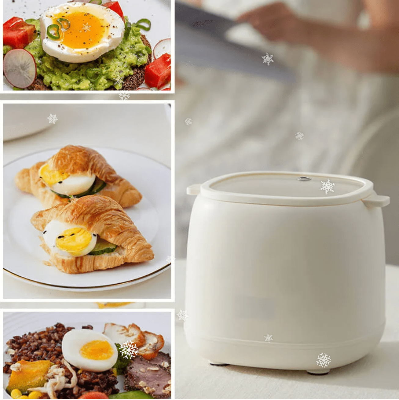 Egg Cooker with Six Programs – Fast and Precise Cooking – Perfect for Everyday Use