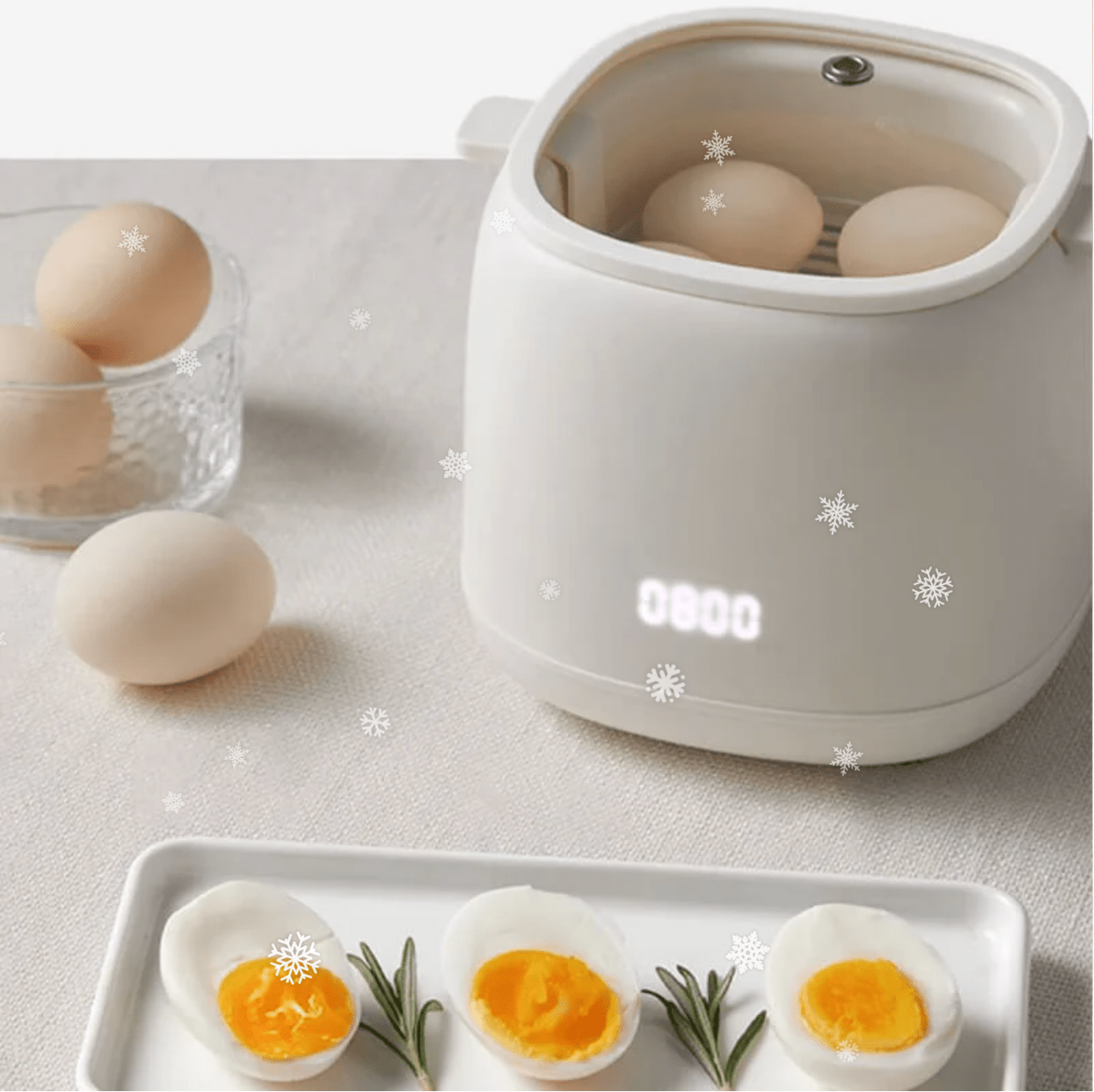 Egg Cooker with Six Programs – Fast and Precise Cooking – Perfect for Everyday Use