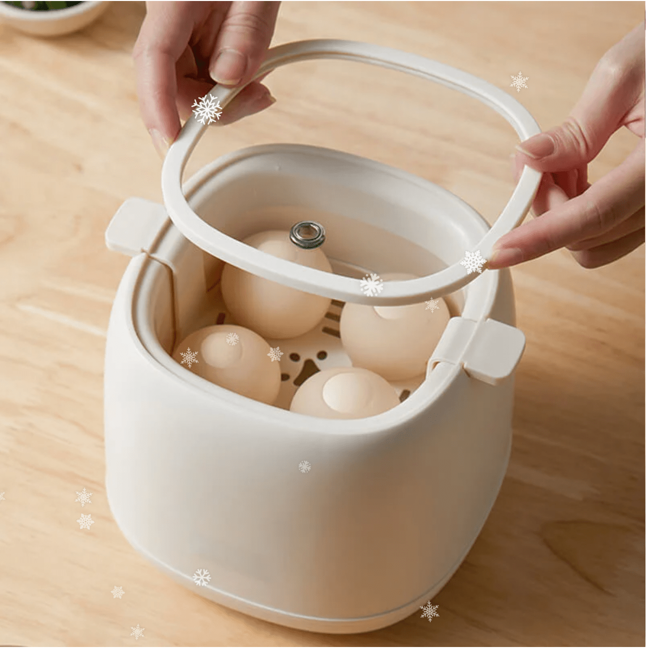 Egg Cooker with Six Programs – Fast and Precise Cooking – Perfect for Everyday Use