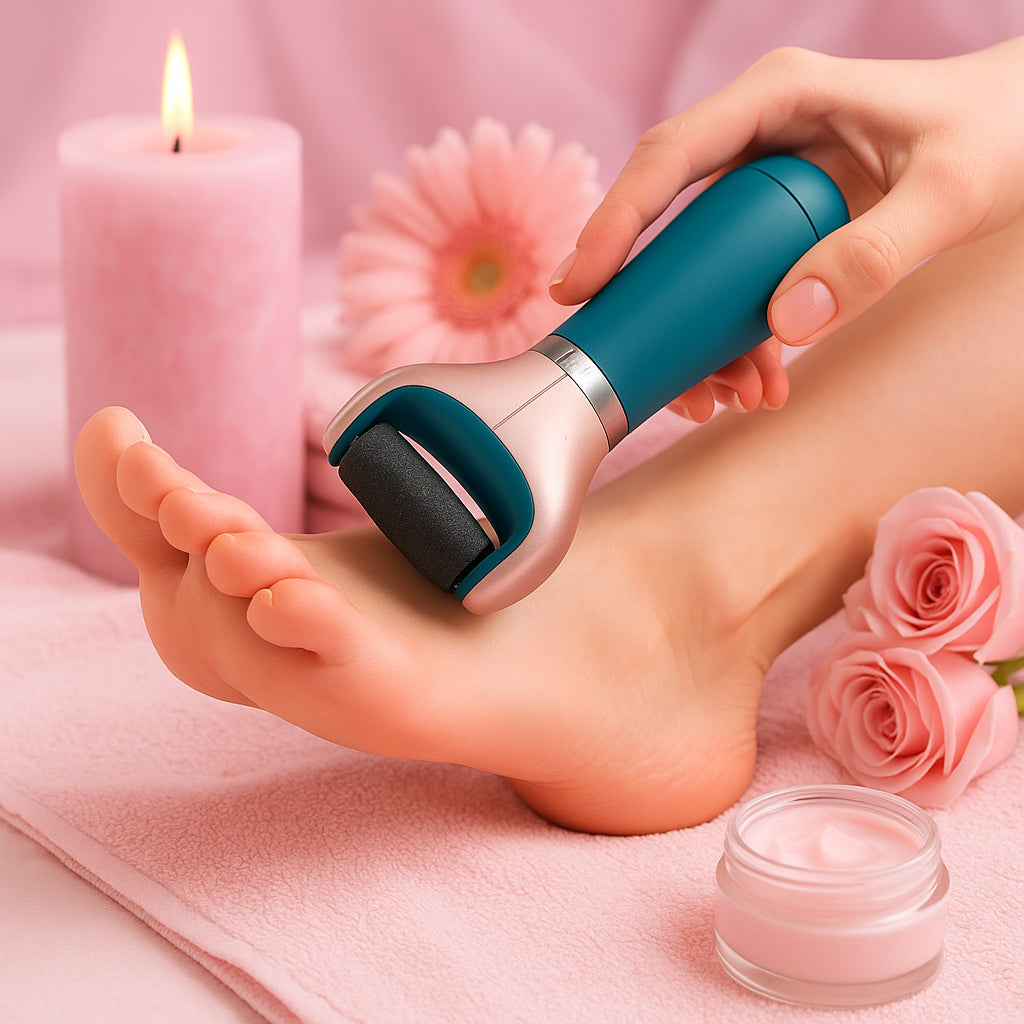 Electric Foot File for Pedicures (USB + Battery)