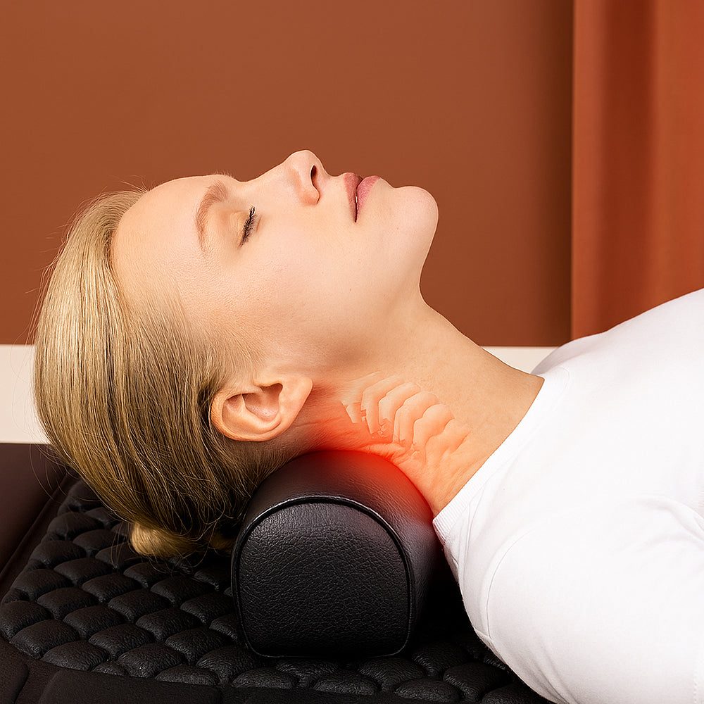Electric Massage Mat with Heat and 10 Zones - Total Relaxation from Neck to Feet