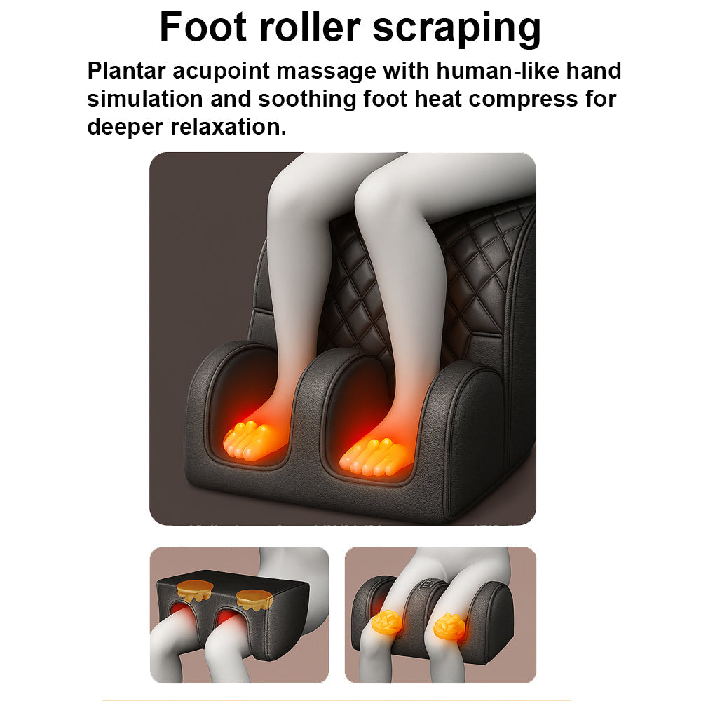 Electric Massage Mat with Heat and 10 Zones - Total Relaxation from Neck to Feet