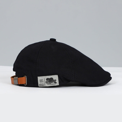 Elegant Adjustable Men's Flat Cap - Style and Comfort