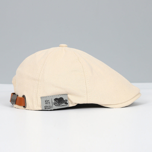 Elegant Adjustable Men's Flat Cap - Style and Comfort