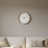 Elegant Clock - Wooden Wall Clock with Silent Movement - Scandinavian Design