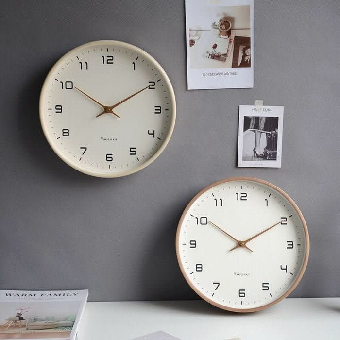 Elegant Clock - Wooden Wall Clock with Silent Movement - Scandinavian Design - Image 2