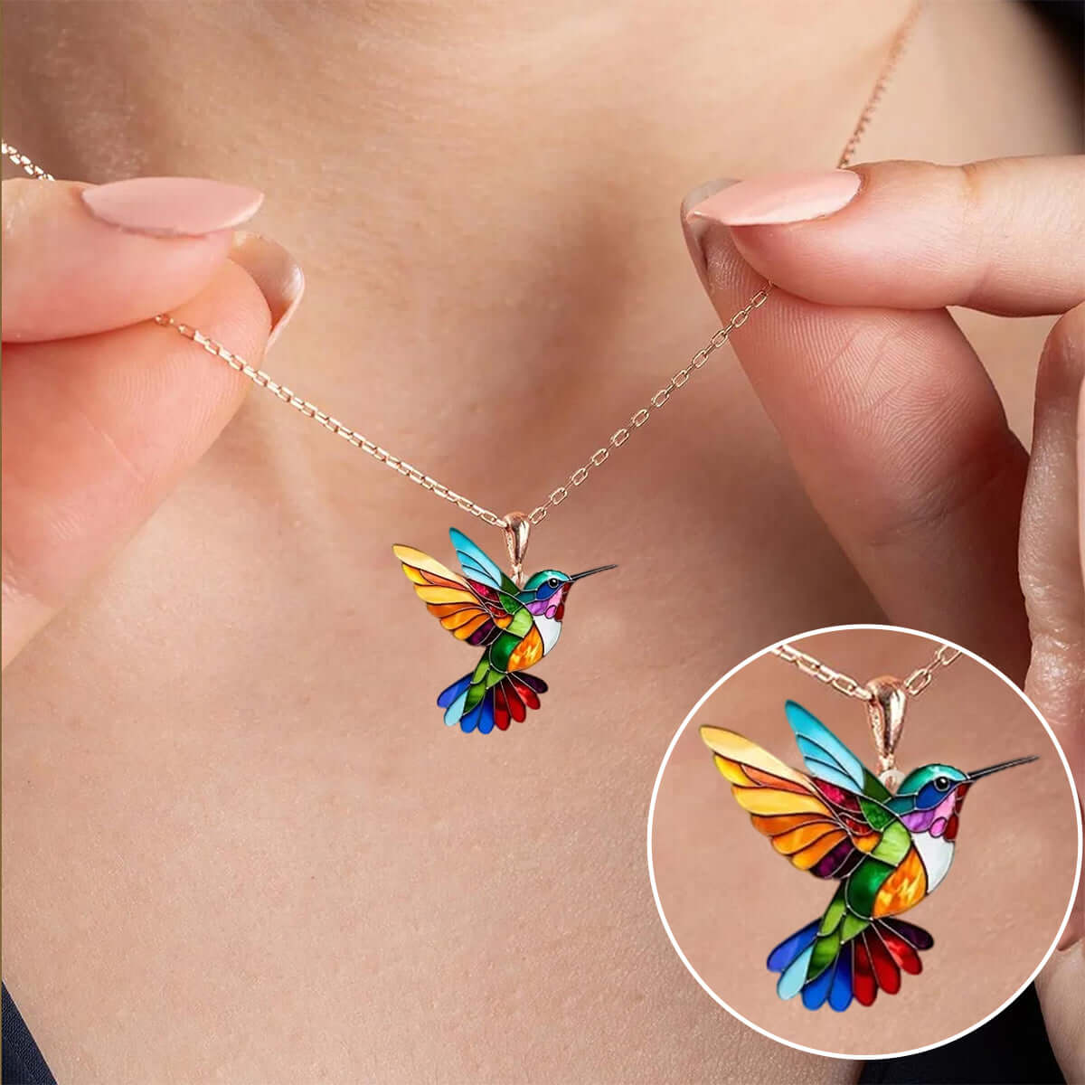 Elegant Hummingbird Necklace: A Symbol of Freedom and Renewal
