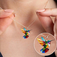 Elegant Hummingbird Necklace: A Symbol of Freedom and Renewal