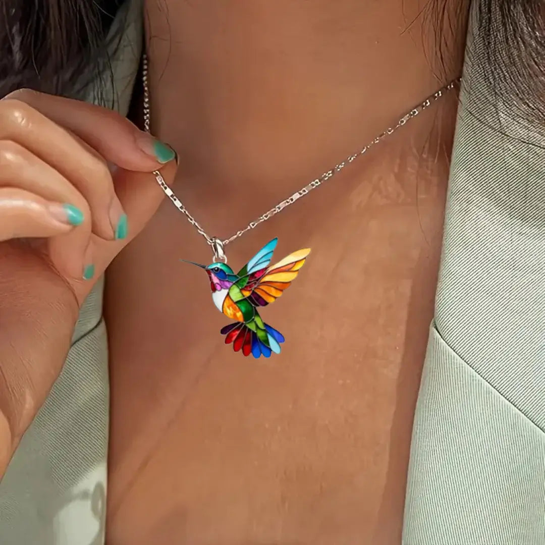 Elegant Hummingbird Necklace: A Symbol of Freedom and Renewal