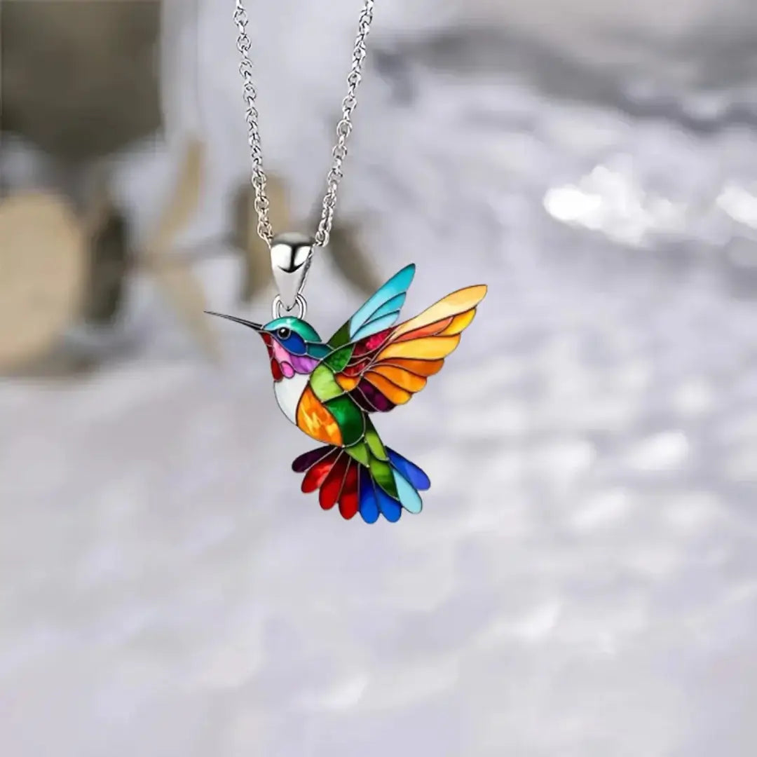 Elegant Hummingbird Necklace: A Symbol of Freedom and Renewal