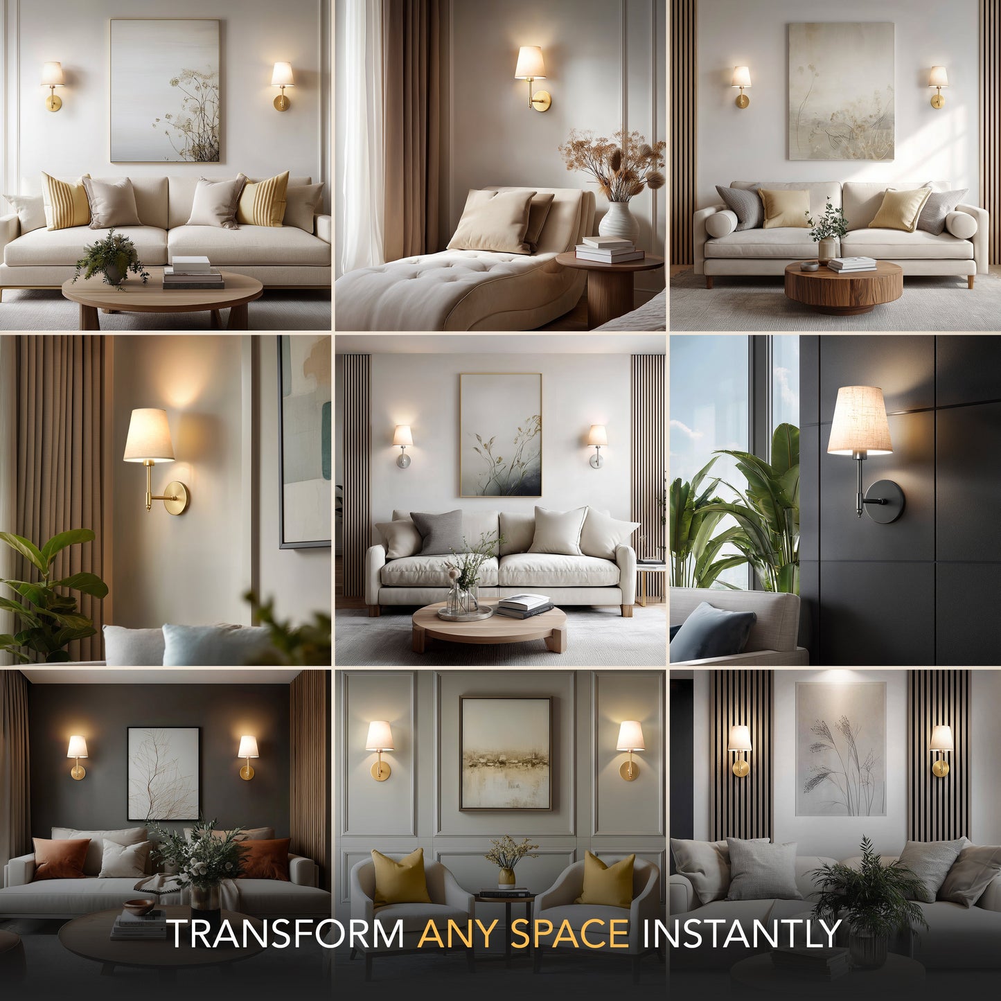 Elegant Metal Wall Sconce - Wireless Lighting Fixture - Modern Style - Image 4