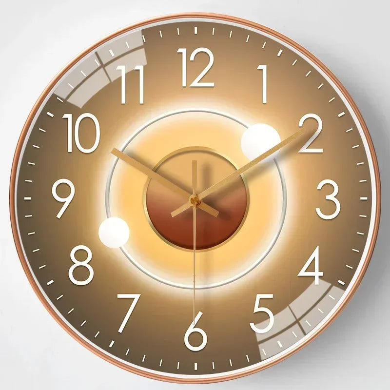 Elegant, Quiet Wall Clock Perfect for Any Room – Silent Quartz Movement – Modern and Stylish Design That Fits Anywhere