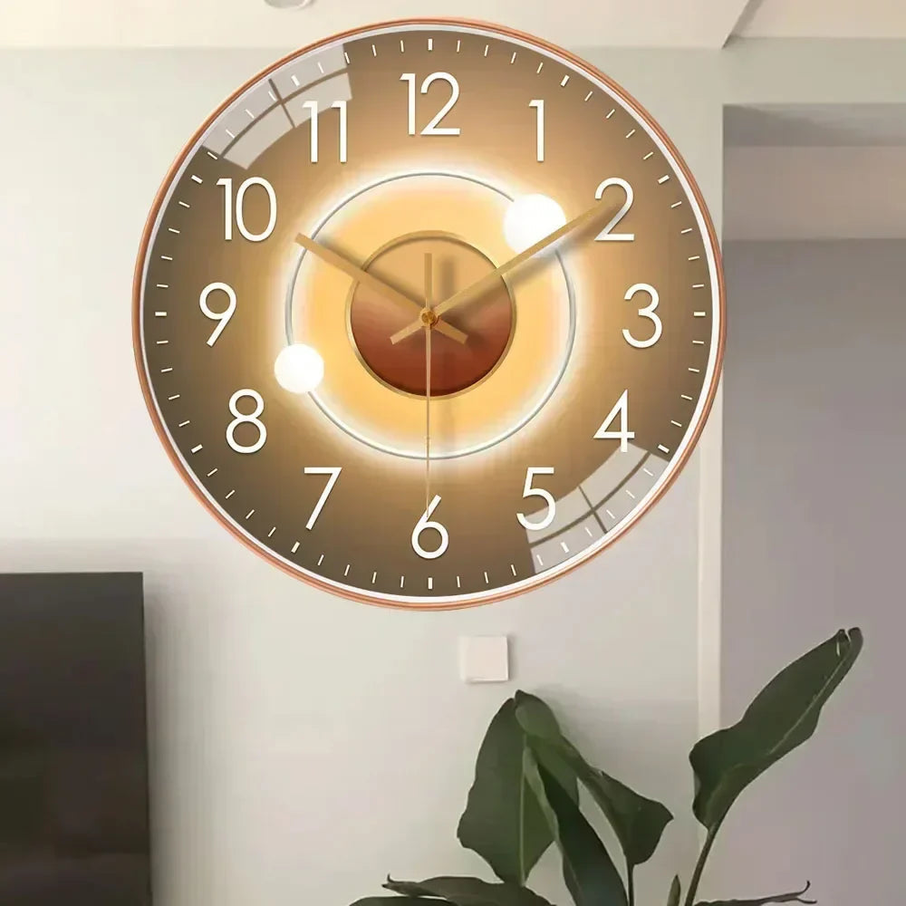 Elegant, Quiet Wall Clock Perfect for Any Room – Silent Quartz Movement – Modern and Stylish Design That Fits Anywhere