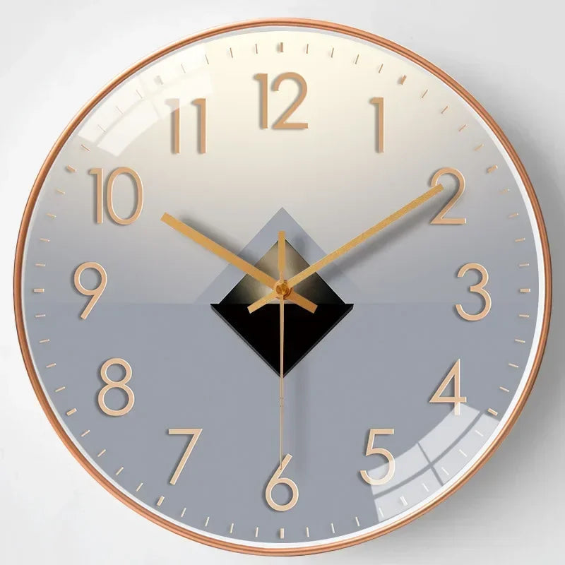 Elegant, Quiet Wall Clock Perfect for Any Room – Silent Quartz Movement – Modern and Stylish Design That Fits Anywhere