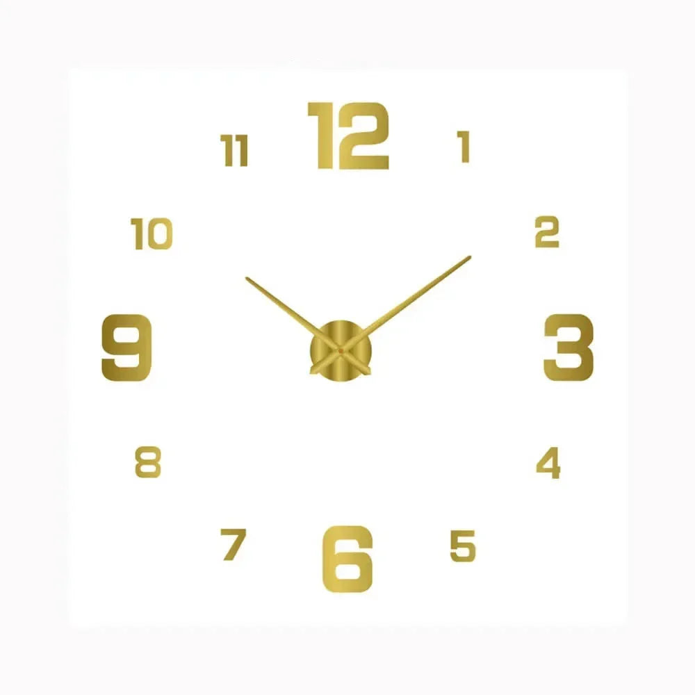 Elegant, Quiet Wall Clock Perfect for Any Room – Silent Quartz Movement – Modern and Stylish Design That Fits Anywhere