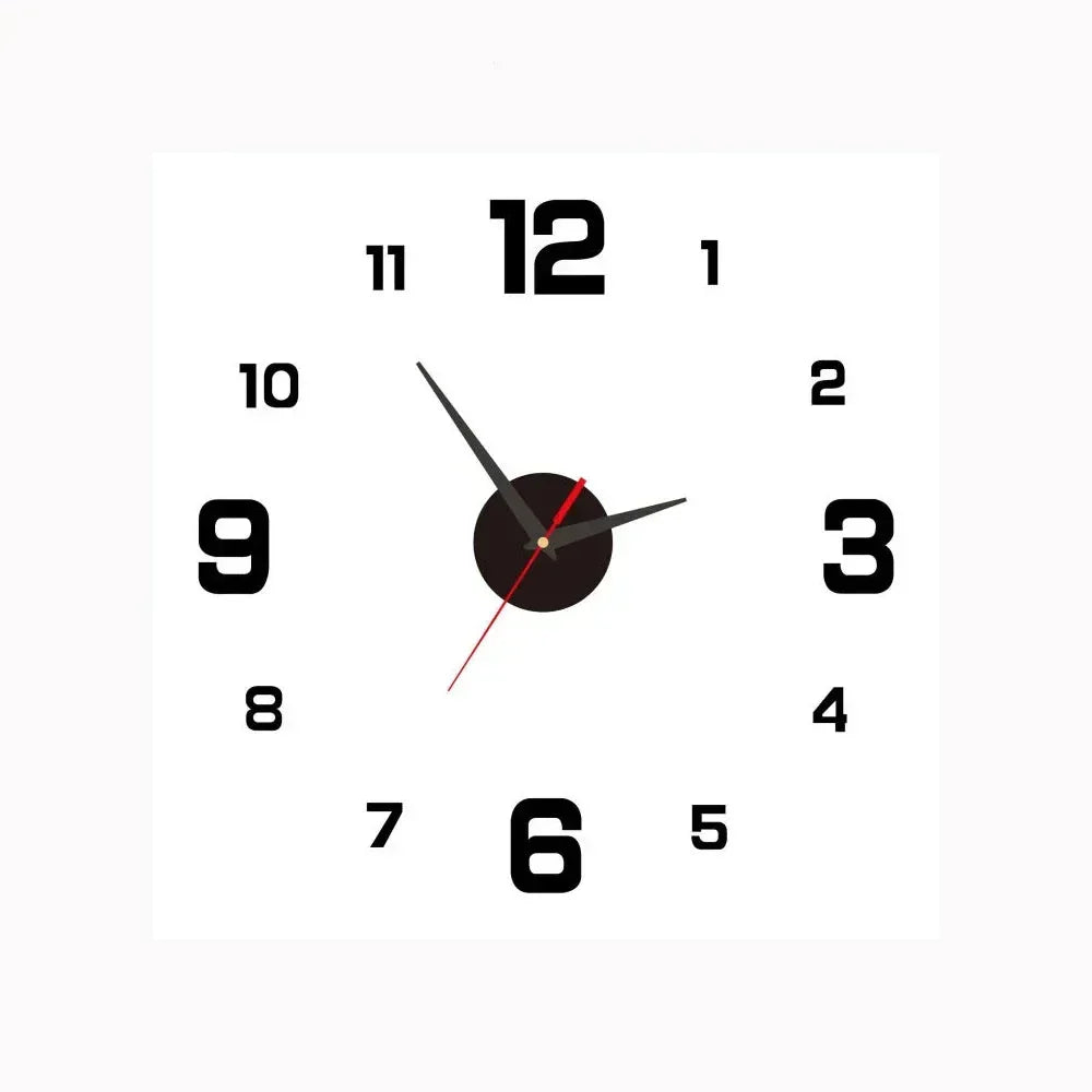 Elegant, Quiet Wall Clock Perfect for Any Room – Silent Quartz Movement – Modern and Stylish Design That Fits Anywhere