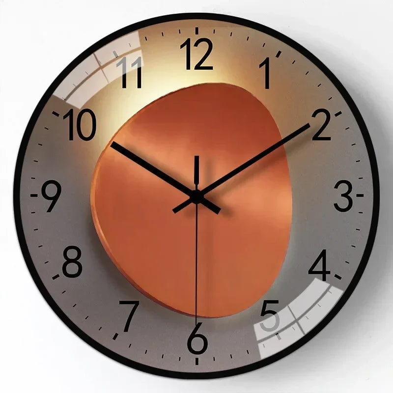 Elegant, Quiet Wall Clock Perfect for Any Room – Silent Quartz Movement – Modern and Stylish Design That Fits Anywhere