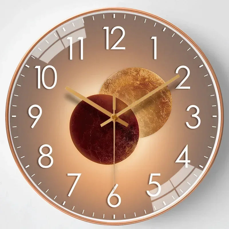 Elegant, Quiet Wall Clock Perfect for Any Room – Silent Quartz Movement – Modern and Stylish Design That Fits Anywhere