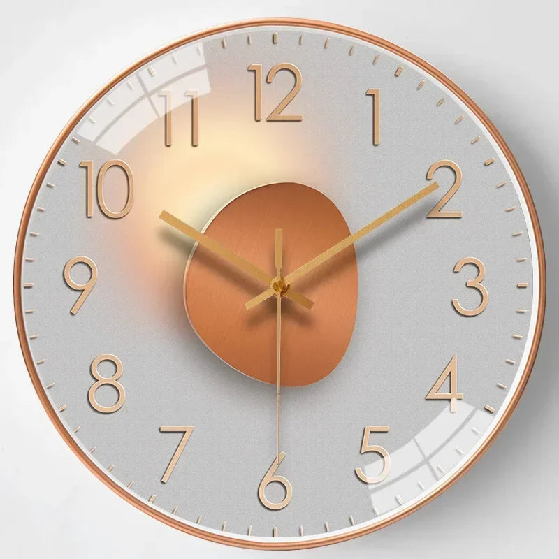 Elegant, Quiet Wall Clock Perfect for Any Room – Silent Quartz Movement – Modern and Stylish Design That Fits Anywhere