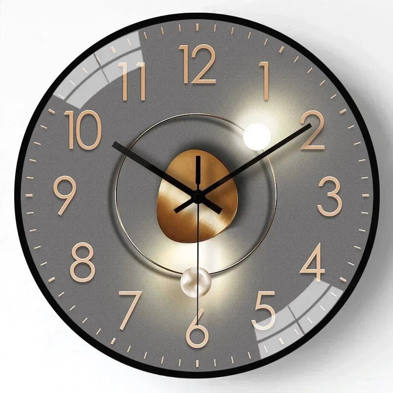 Elegant, Quiet Wall Clock Perfect for Any Room – Silent Quartz Movement – Modern and Stylish Design That Fits Anywhere