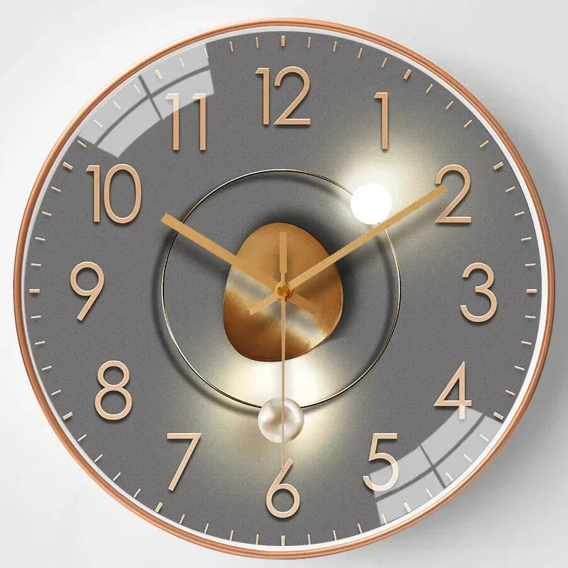 Elegant, Quiet Wall Clock Perfect for Any Room – Silent Quartz Movement – Modern and Stylish Design That Fits Anywhere
