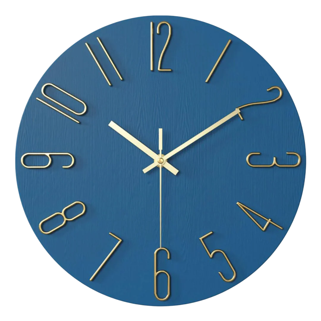 Elegant Wall Clock - Minimalist Style - Plastic Construction - Image 2