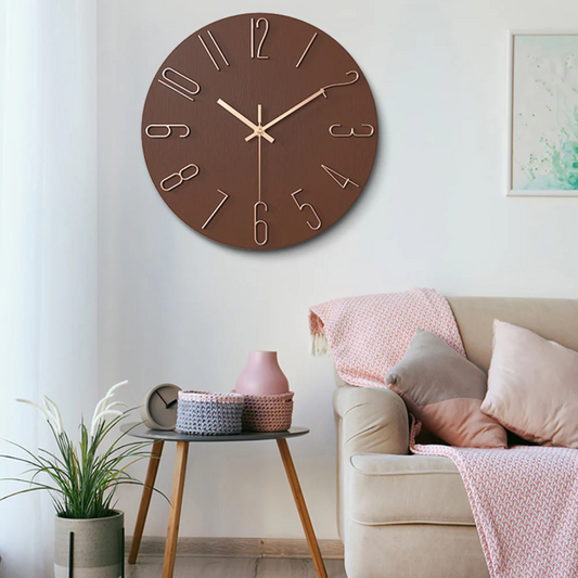 Elegant Wall Clock - Minimalist Style - Plastic Construction - Image 5