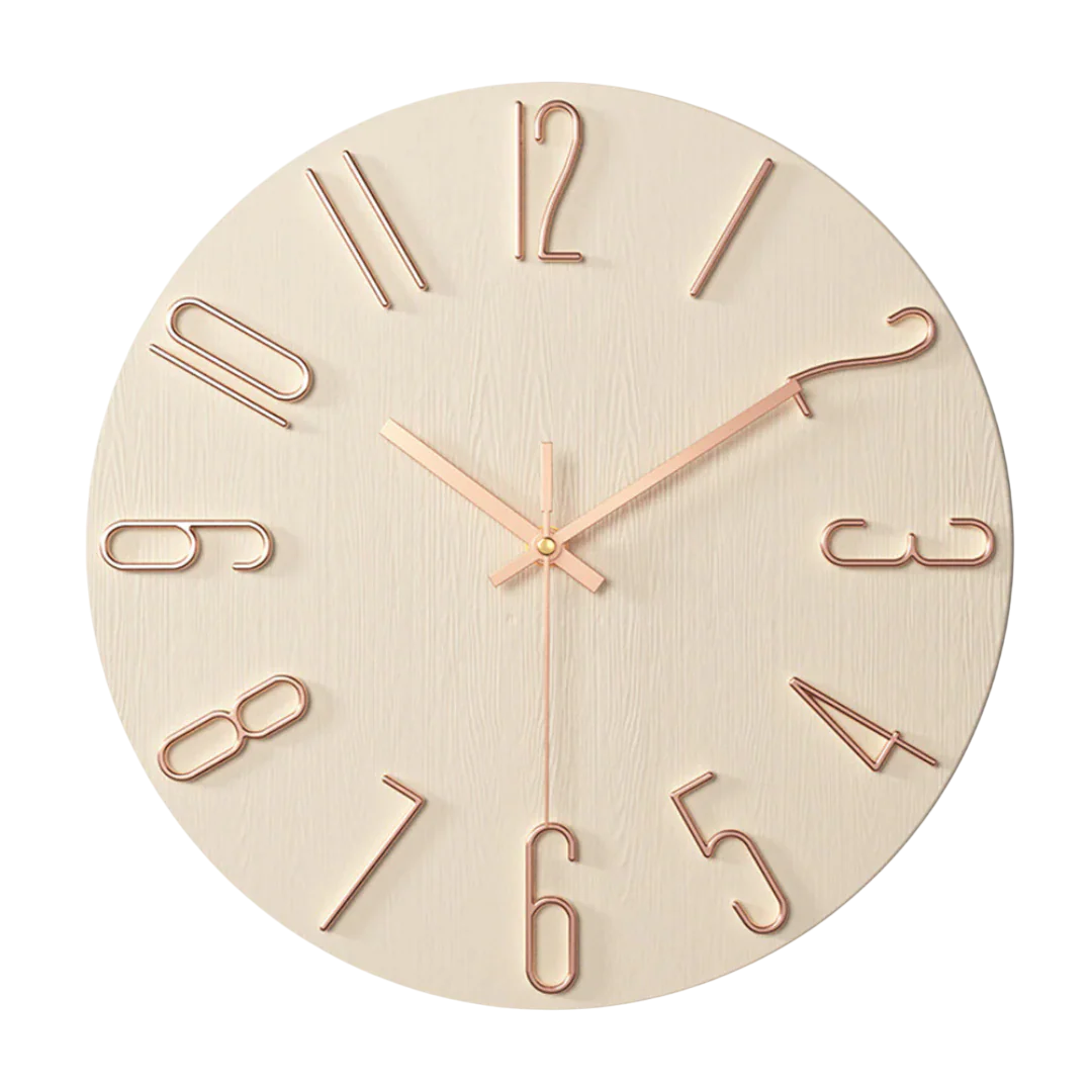 Elegant Wall Clock - Minimalist Style - Plastic Construction - Image 6