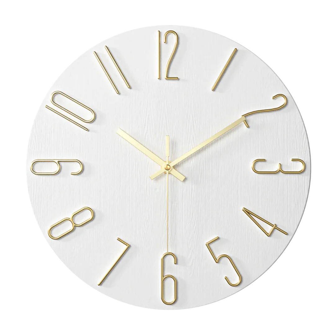 Elegant Wall Clock - Minimalist Style - Plastic Construction - Image 7