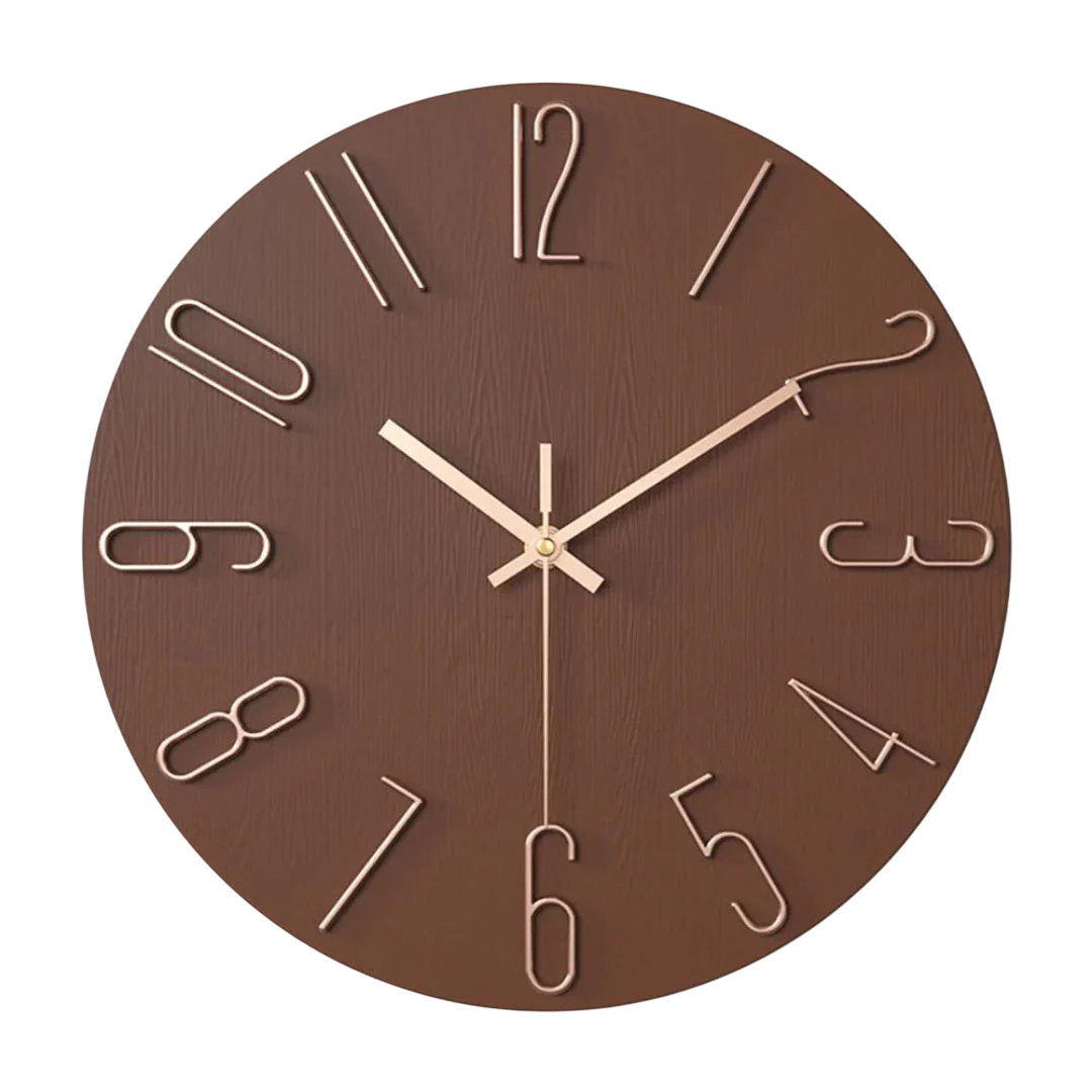 Elegant Wall Clock - Minimalist Style - Plastic Construction - Image 8