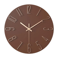 Elegant Wall Clock - Minimalist Style - Plastic Construction