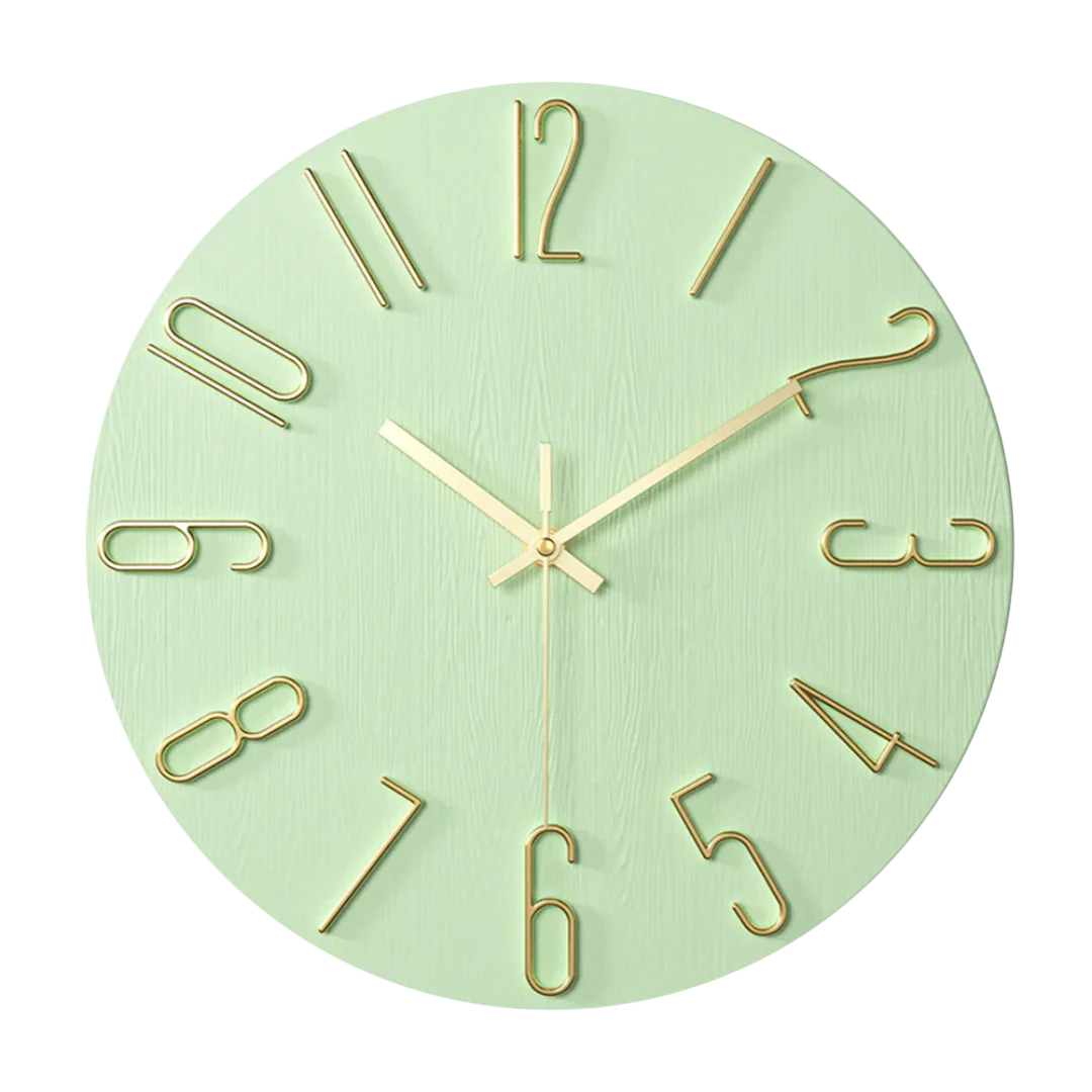 Elegant Wall Clock - Minimalist Style - Plastic Construction - Image 9