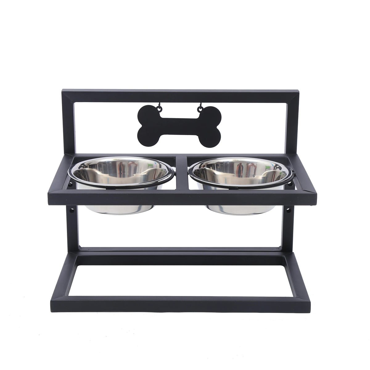 Elevated Dog Feeder with 2 Bowls