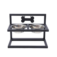 Elevated Dog Feeding Station - Stylish and Functional