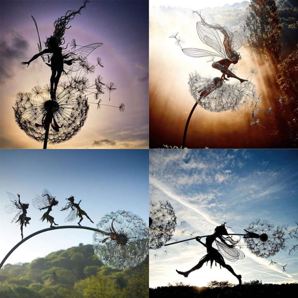 Enchanting Garden Statue: Fairytale Fairy Outdoor Decoration