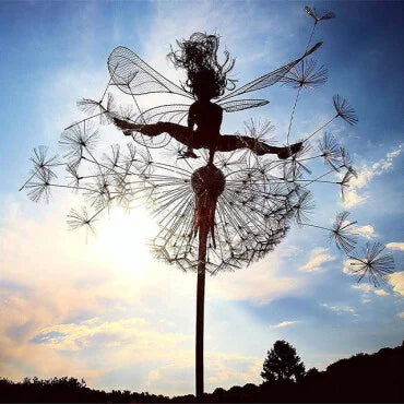 Enchanting Garden Statue: Fairytale Fairy Outdoor Decoration