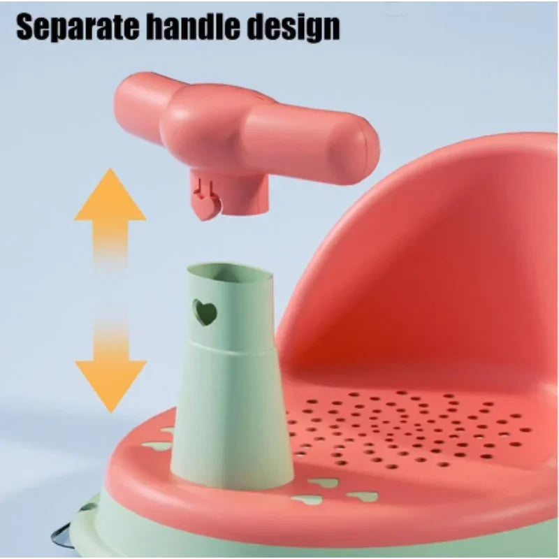 Ergonomic Baby Bath Seat for Ages 6-18 Months