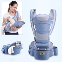 Ergonomic Baby Carrier Backpack - Front-Facing Hip Seat for Infants